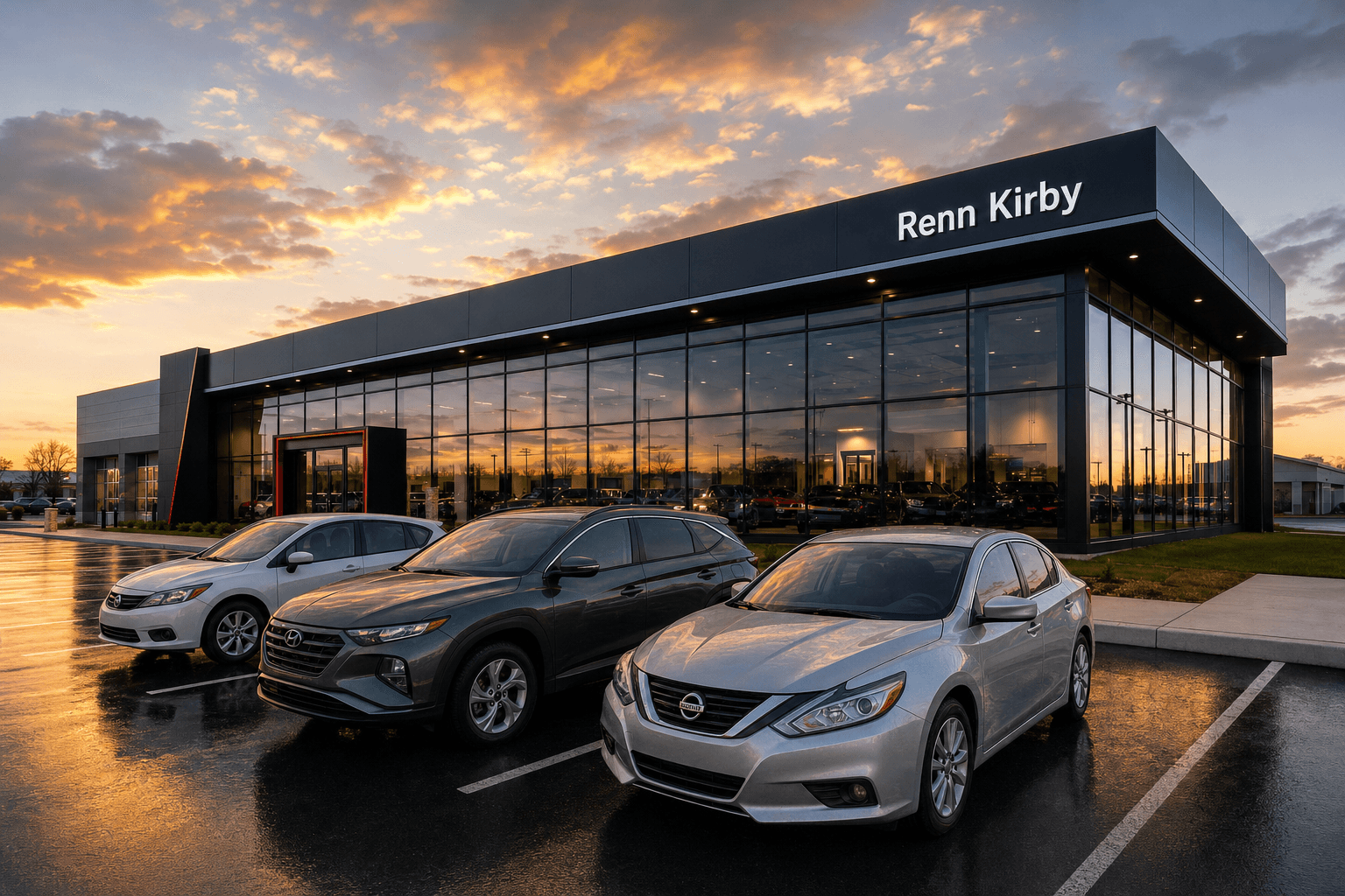 Crossover eléctrico en el lote de Renn Kirby Frederick Auto