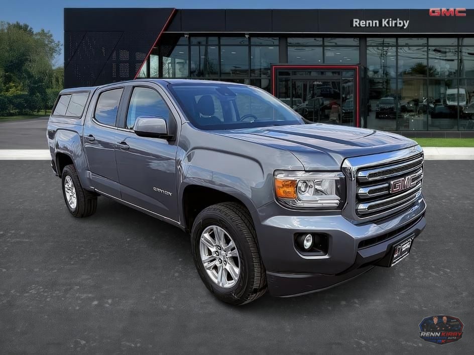 Silver 2020 GMC Canyon Pickup Truck Four-Wheel Drive Automatic