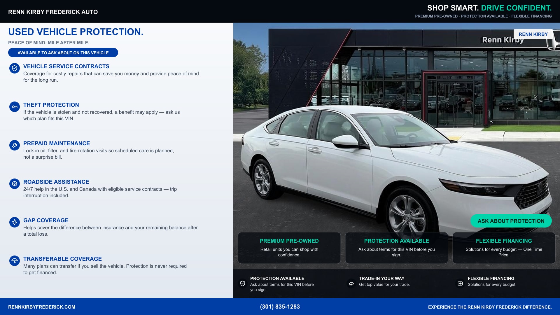 White 2023 Honda Accord Sedan Front-Wheel Drive Automatic