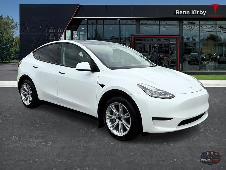 White 2021 Tesla Model Y SUV / Crossover All-Wheel Drive Automatic