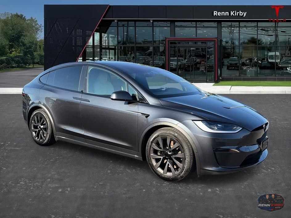 Gray 2024 Tesla Model X SUV / Crossover All-Wheel Drive Automatic