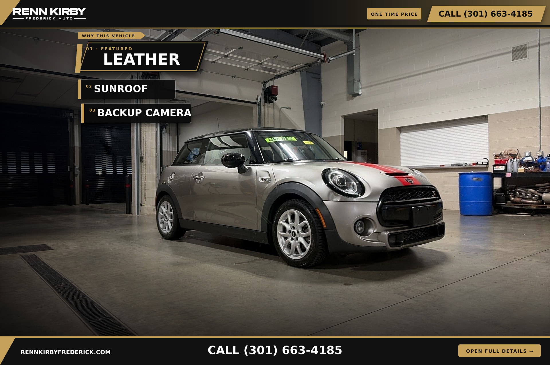 Silver 2021 MINI Cooper Hatchback Front-Wheel Drive