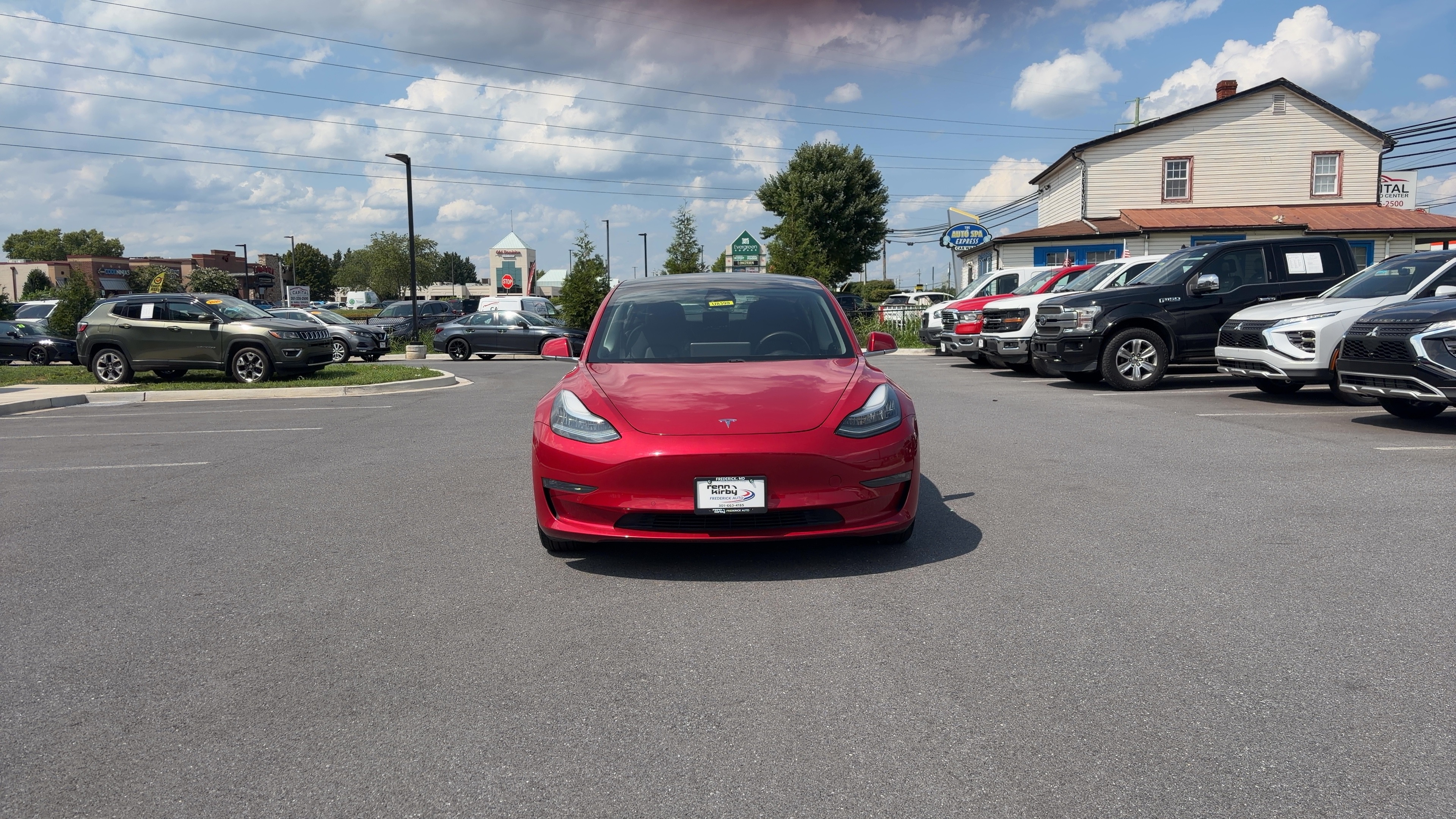 Used 2020 Tesla Model 3 Base with VIN 5YJ3E1EB7LF664302 for sale in Frederick, MD